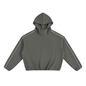 Unisex Boxy Piping Fleece Hoodie