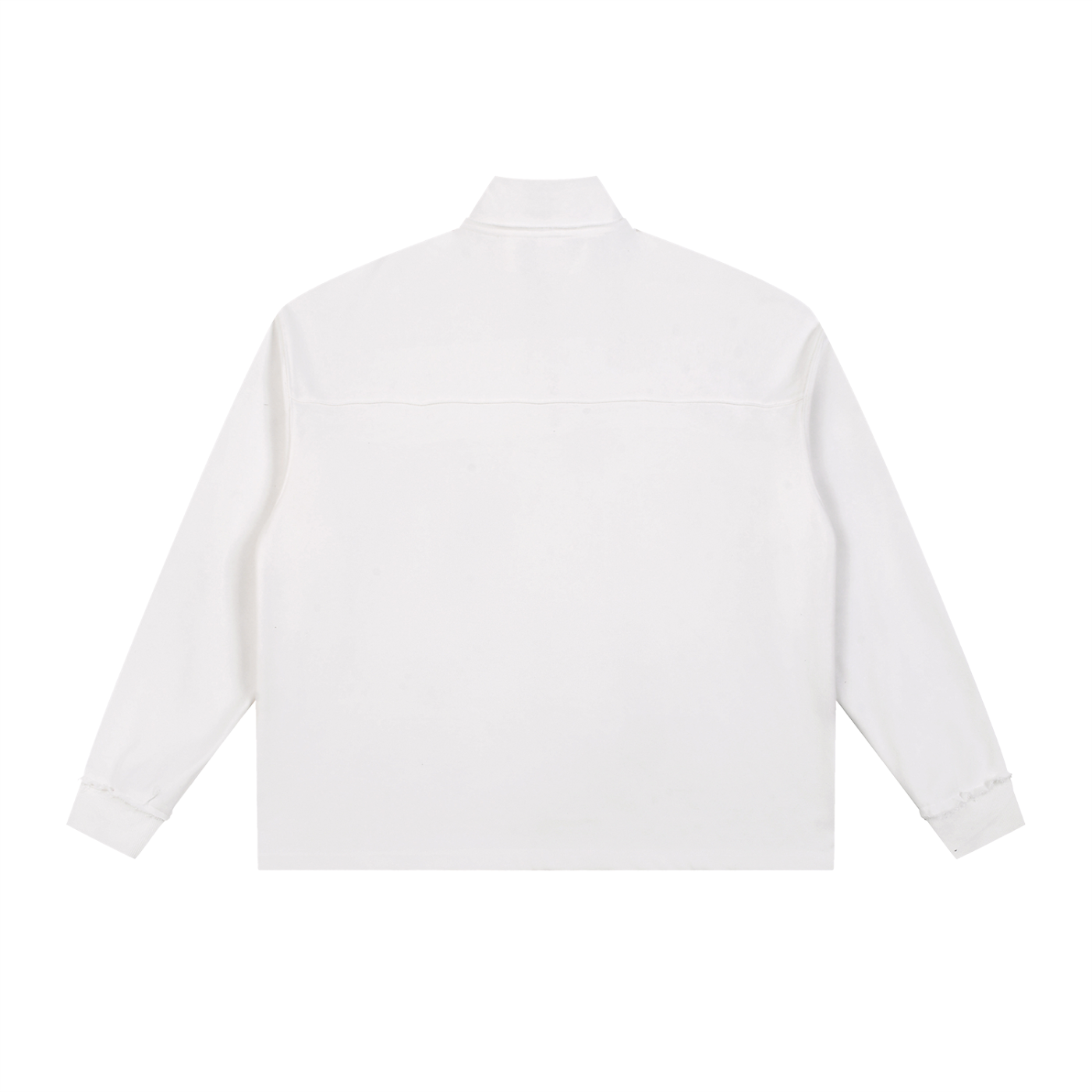 Waran Half-Zip Rolled Edge Fleece Sweatshirt