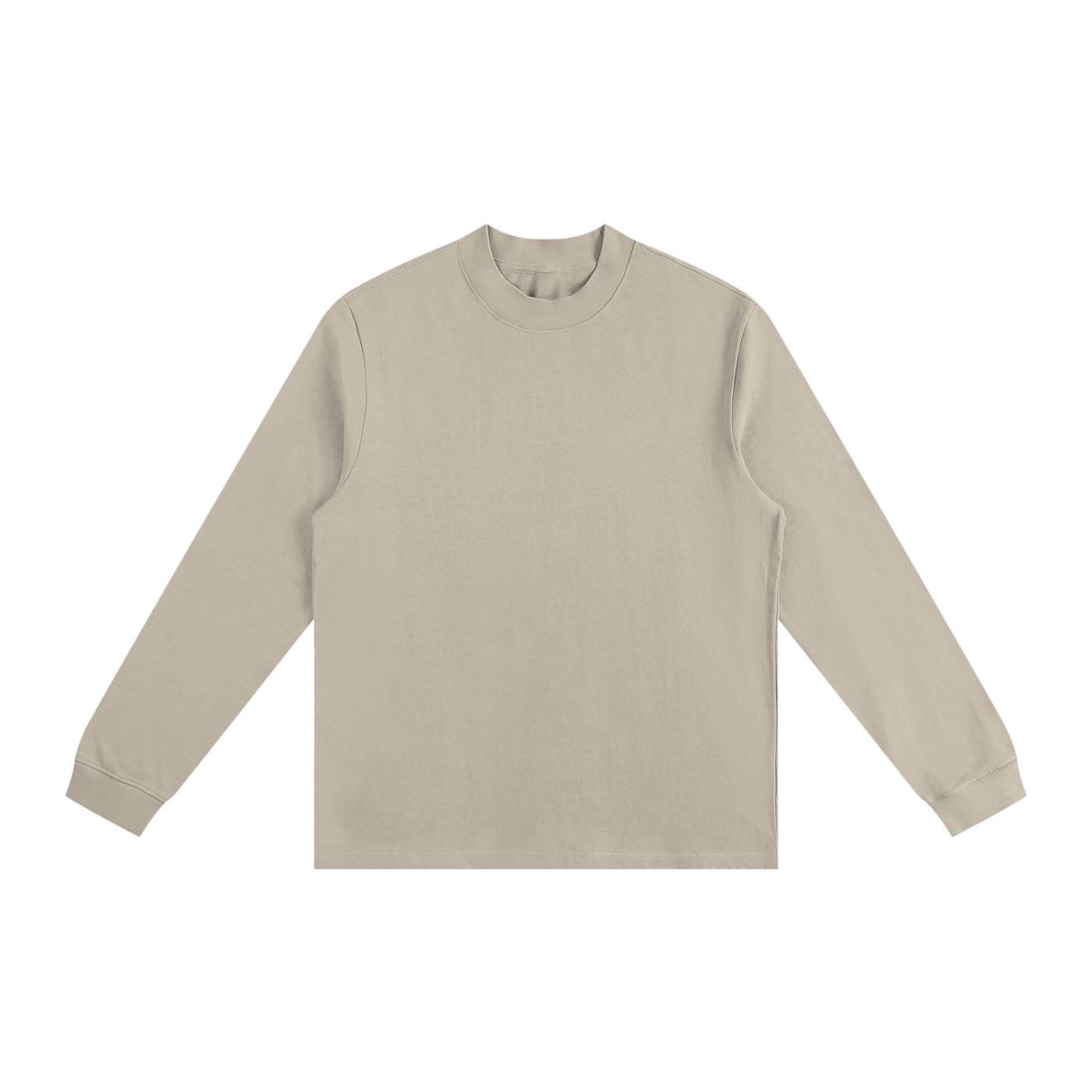 Non-Shrink Mock Neck Sweatshirt
