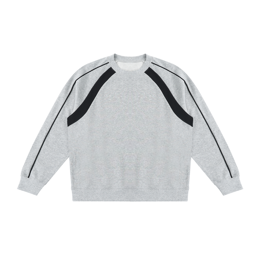 Waran Unisex Color Block Crewneck Sweatshirt