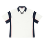 Unisex Boxy Color Block Polo Shirt