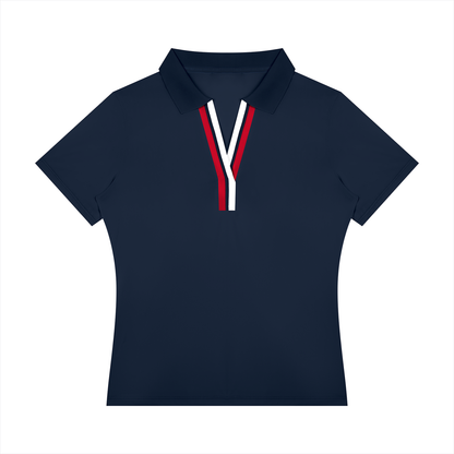 Women’s Color Block Polo Shirt