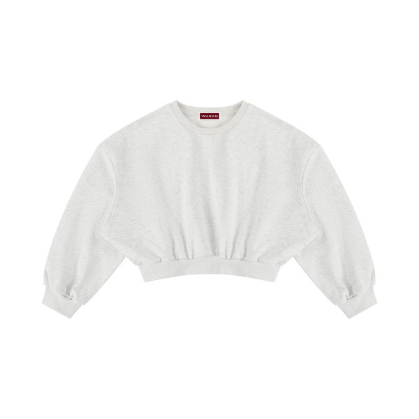 Waran Women’s Boxy Cropped Crewneck Sweatshirt