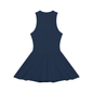 Women’s Ruched Sleeveless Full-Zip Dress