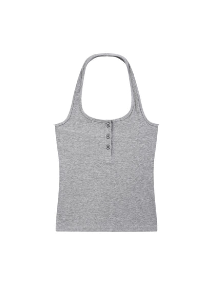 ribbed tank top,tank top,henley neck,ribbed henley neck,henley tank top,womens