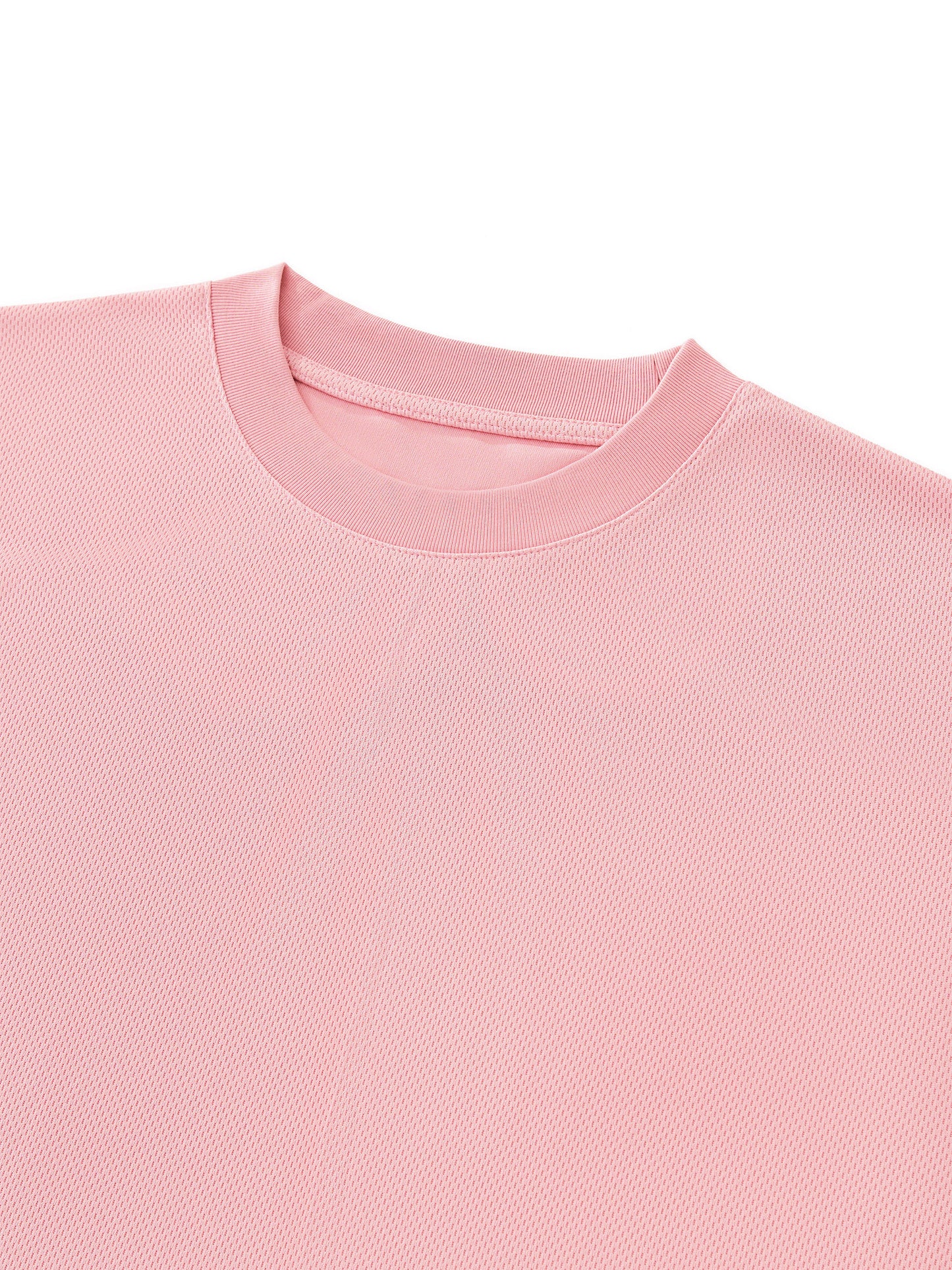 Unisex Boxy Mesh Crewneck T-Shirt