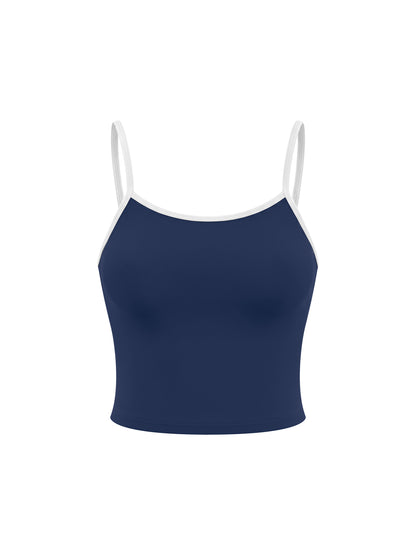 Women's Tight Color Block Yoga Tank Top