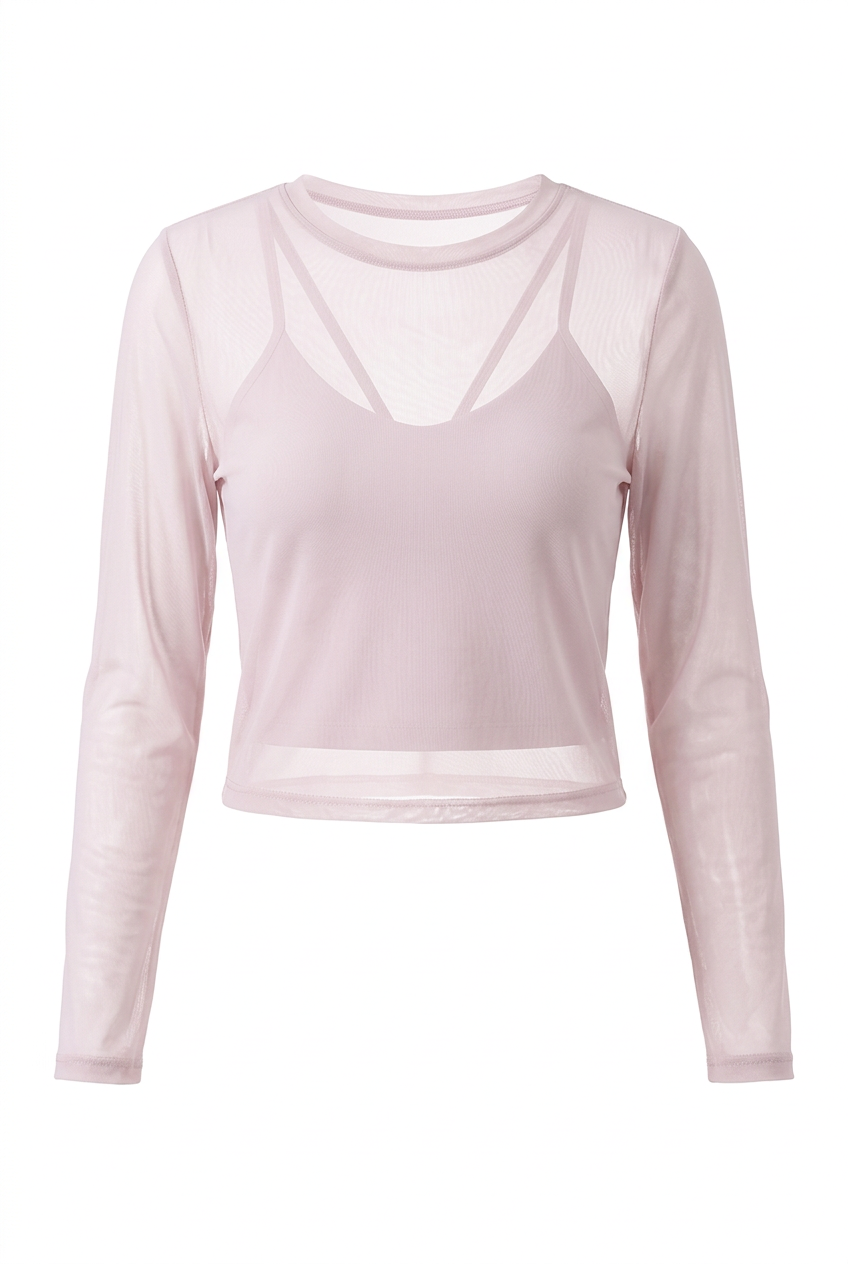 Waran Women’s 2-Piece Layered Yoga T-Shirt