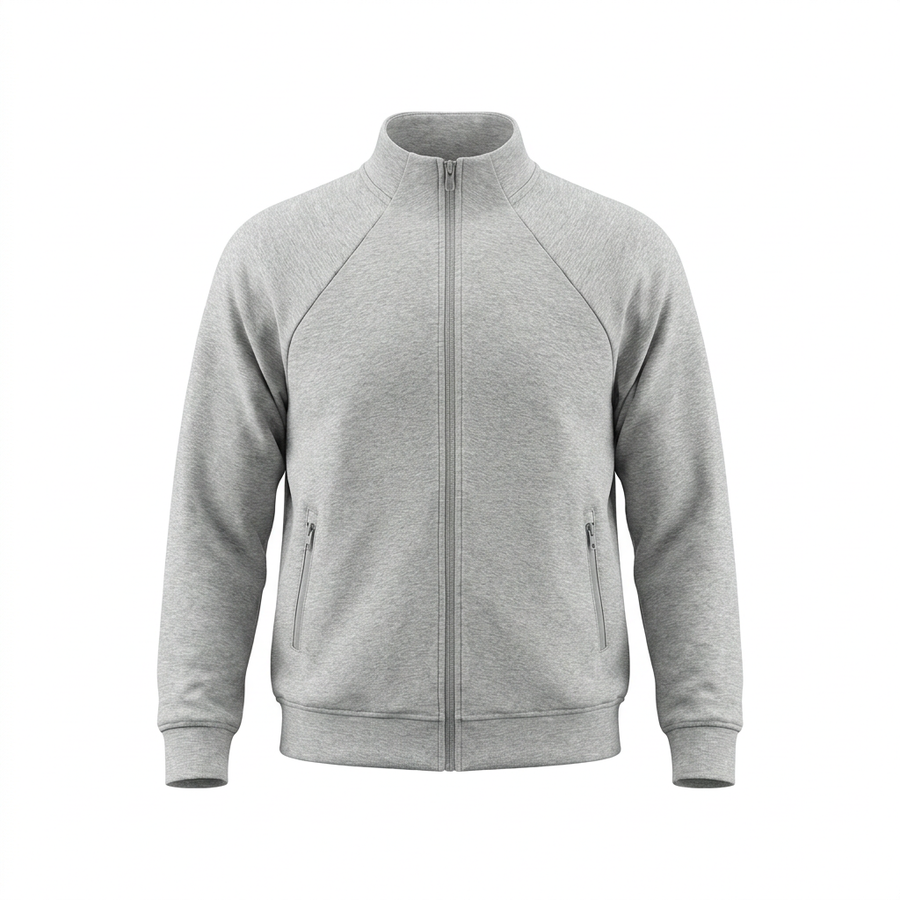 Waran Unisex Stand Collar zip pocket Jacket
