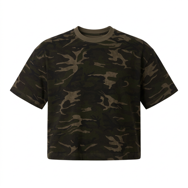 T-shirt ample Waran unisexe camouflage