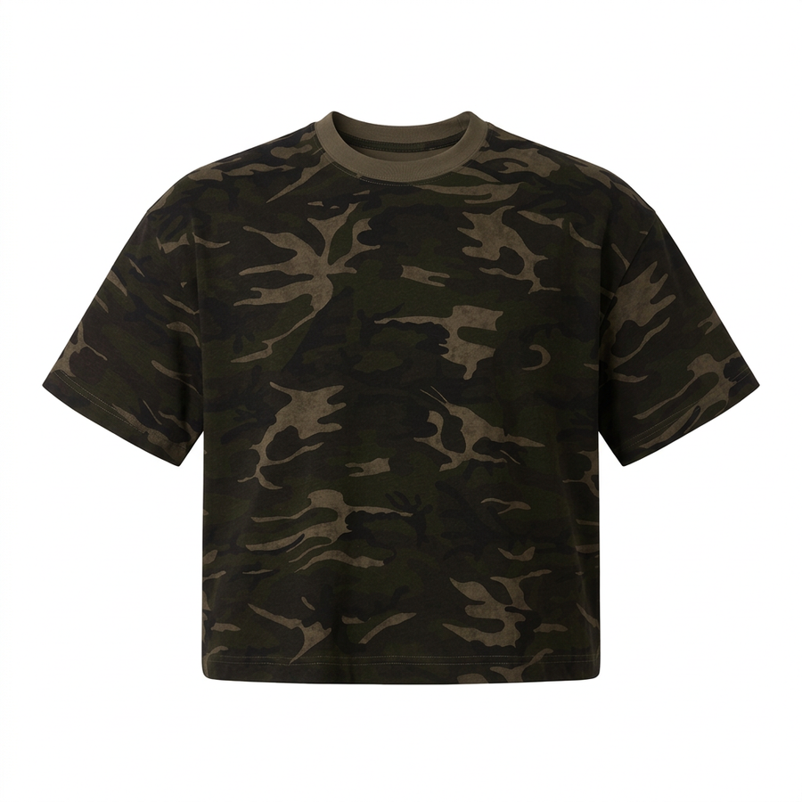 Waran Unisex Camo Boxy T-Shirt