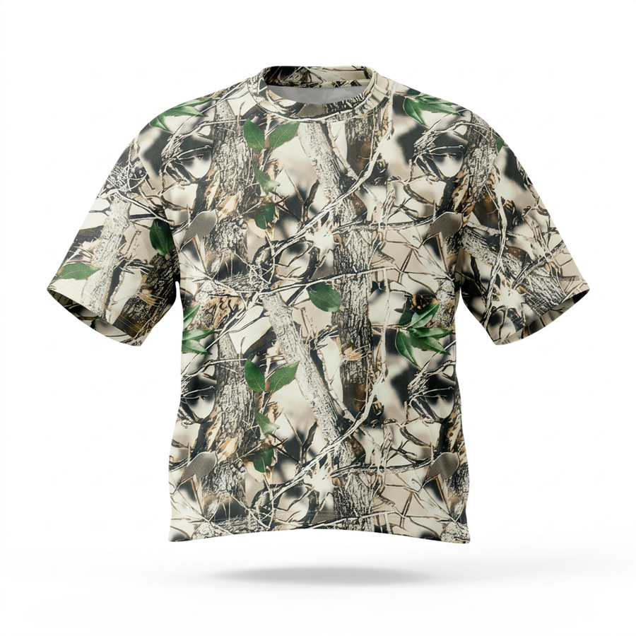 Waran Unisex Tree Camo Boxy T-Shirt